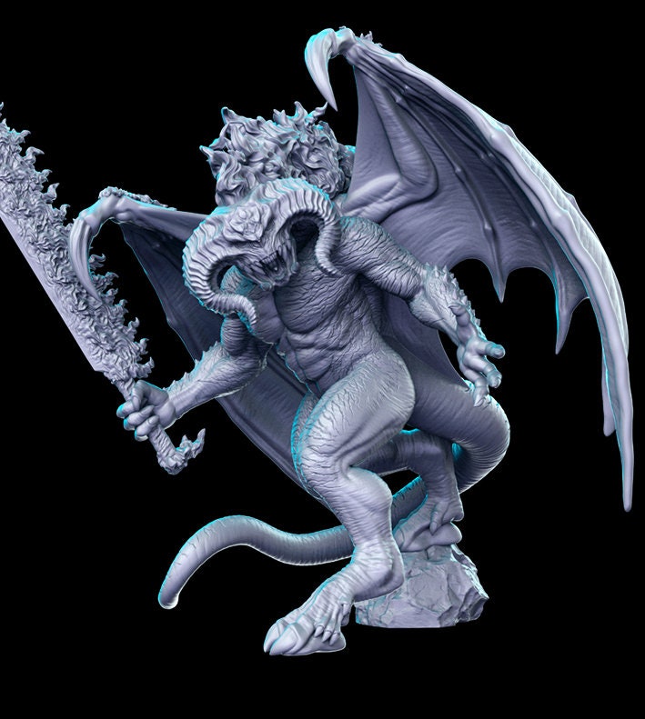 Balrog / Daemon - D&D Dungeons and Dragons Fantasy RPG gaming - RN Estudio miniatures