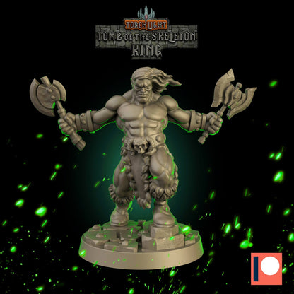 D&D Fantasy RPG gaming set - Torchlight studio miniatures Tomb of the Skeleton King