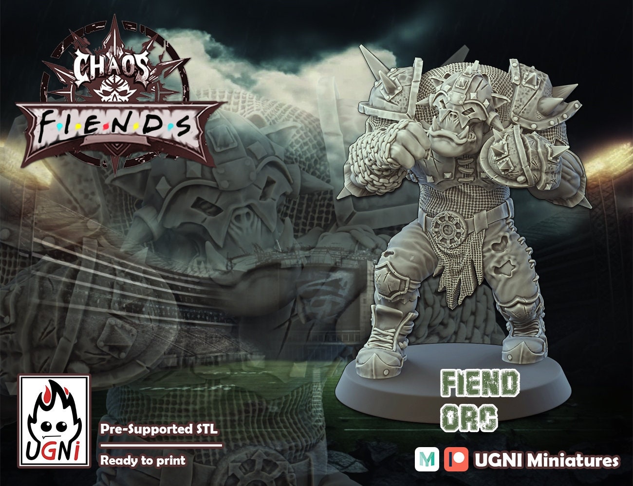 Chaos Renegades Fiends Fantasy Football Team by Ugni