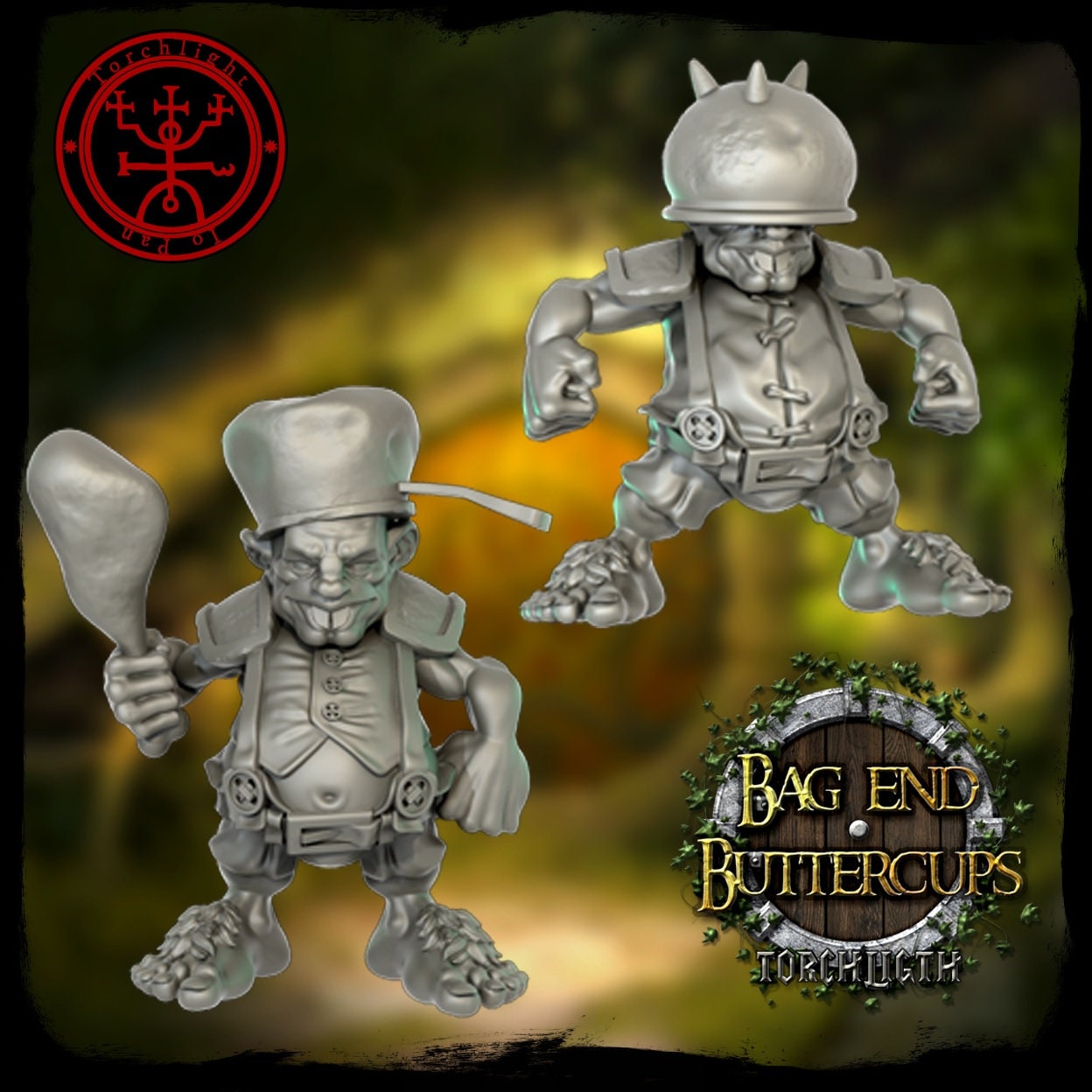 Bag End Buttercups Halfling Fantasy Football team - Torchlight