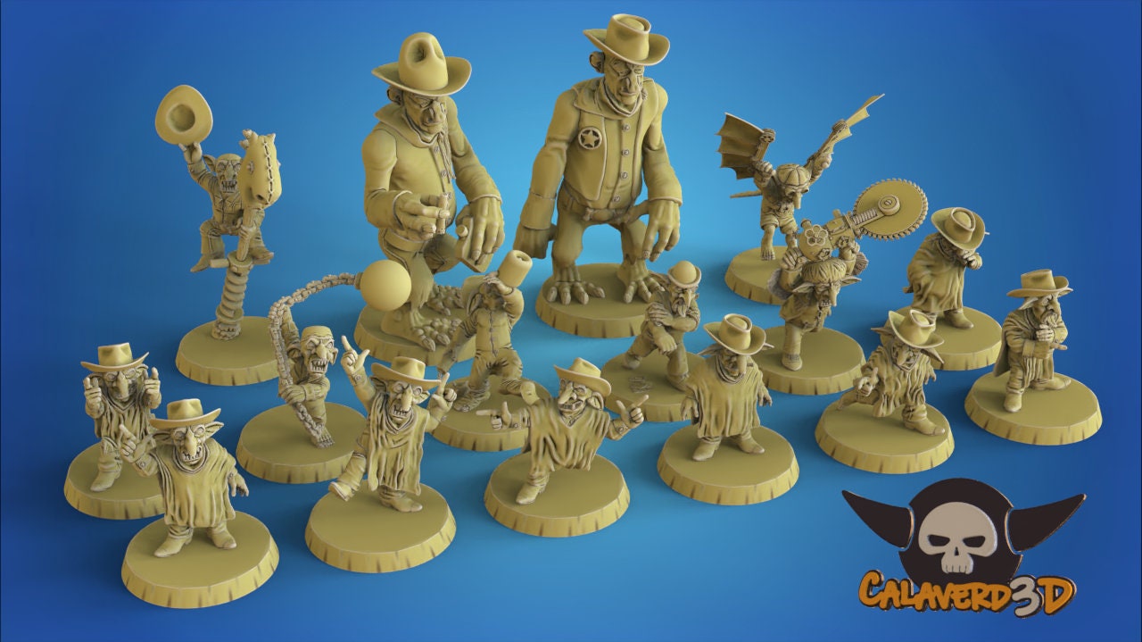 Wild west goblins Fantasy Football Team - Calaverd3D