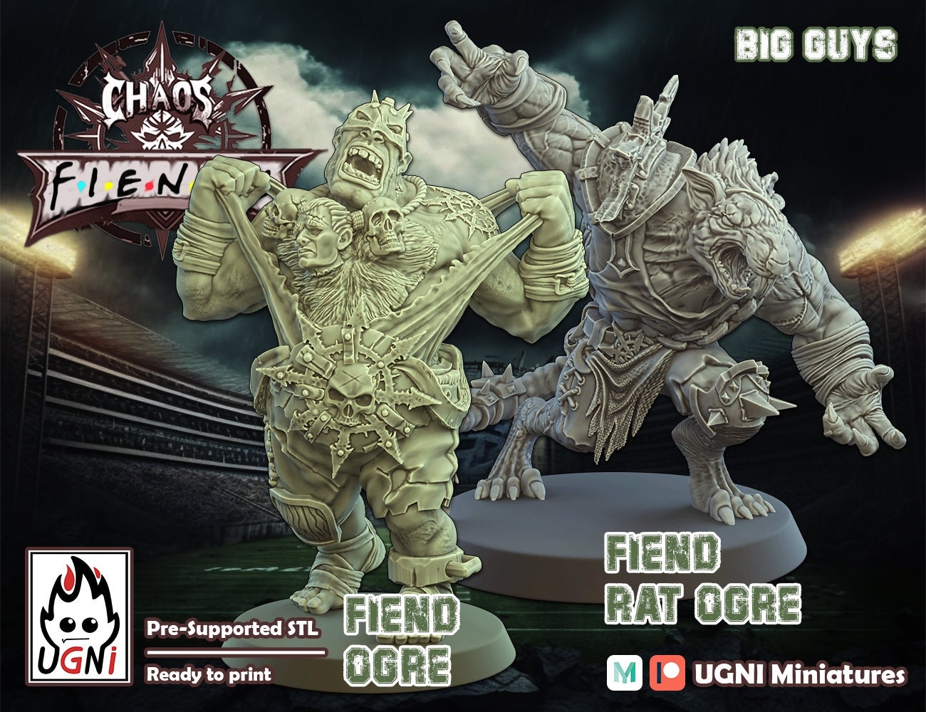 Chaos Renegades Fiends Fantasy Football Team by Ugni