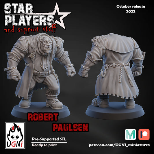 Ogre Robert & Vampire Jim commentators (Standing) Fantasy Football by Ugni