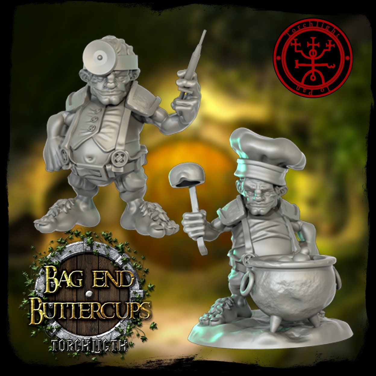 Bag End Buttercups Halfling Fantasy Football team - Torchlight