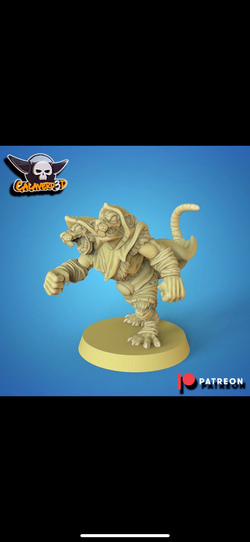 Classic Rats guardians of the Sewer Fantasy Football Team - Calaverd3D March 23 release with mutations