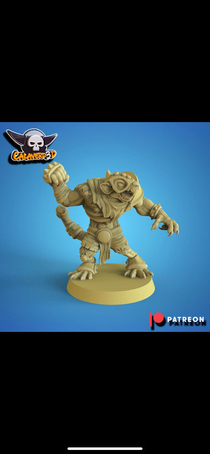 Classic Rats guardians of the Sewer Fantasy Football Team - Calaverd3D March 23 release with mutations