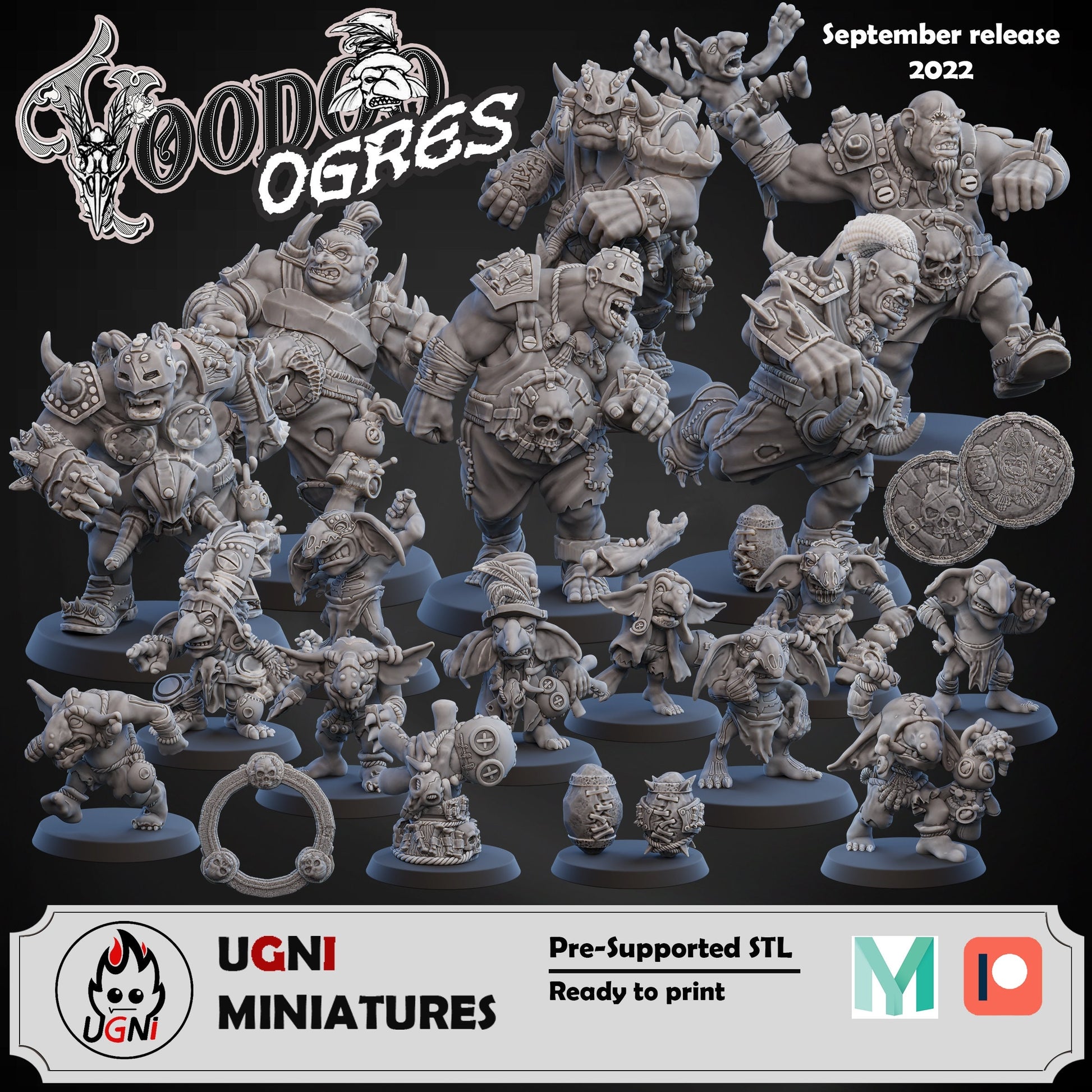 Voodoo Ogre Fantasy Football Team by Ugni