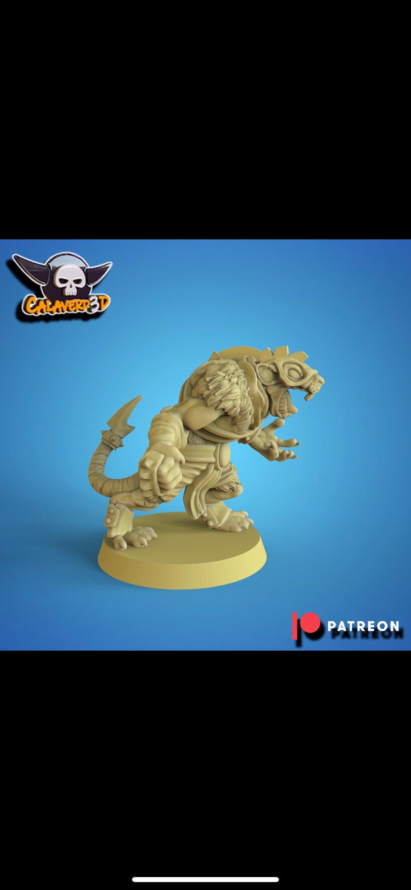 Classic Rats guardians of the Sewer Fantasy Football Team - Calaverd3D March 23 release with mutations