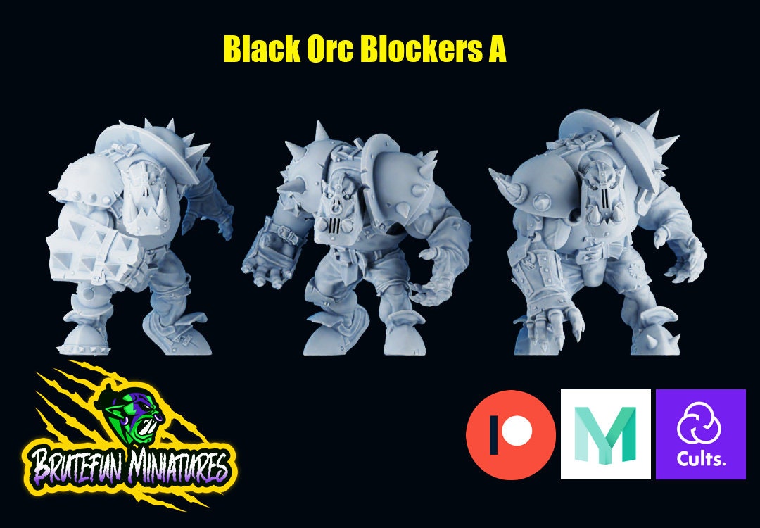 Black Orc Fantasy Football Complete Team - Brutefun