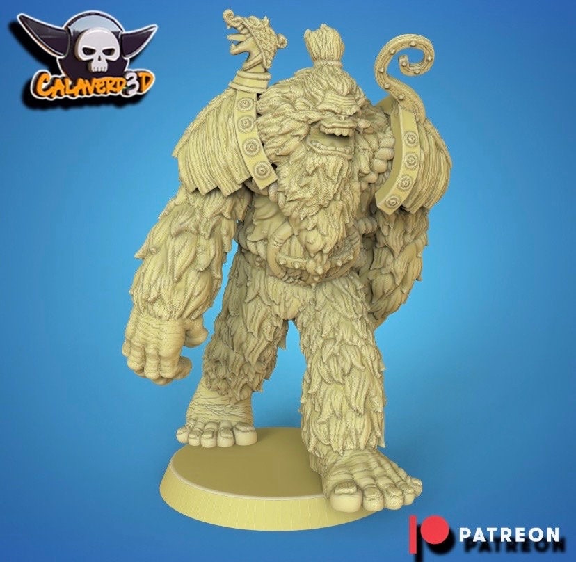 Norse Yeti big guy Fantasy Football - Calaverd3D