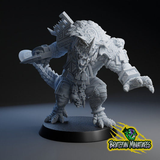 Lizardmen Big Guy / Star Player Krox Fantasy Football - Brutefun