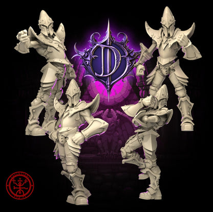 Dark Elves / Elf 'The Dark Daggers' Fantasy Football team - Torchlight TLM