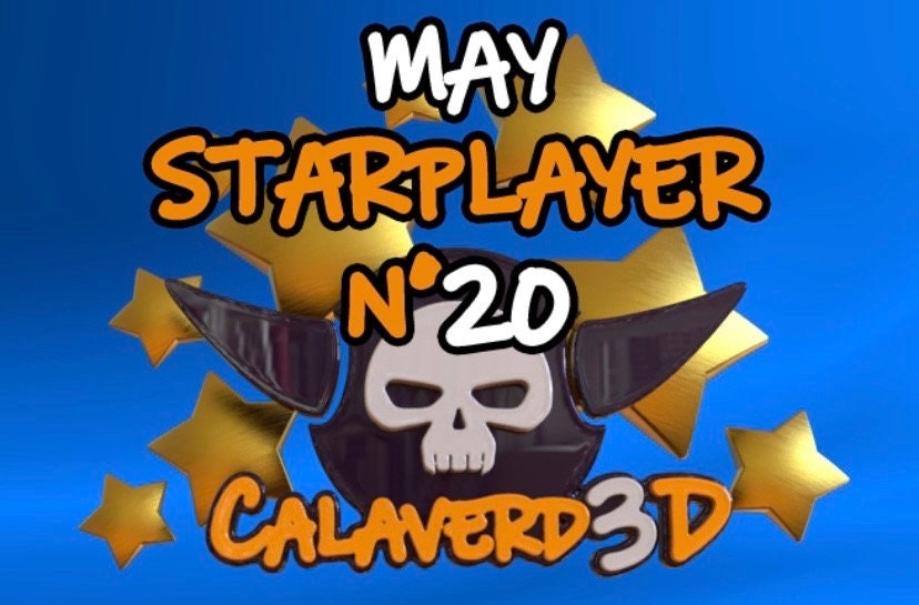 Ivar Norse Fantasy Football star player #20 - Calaverd3D