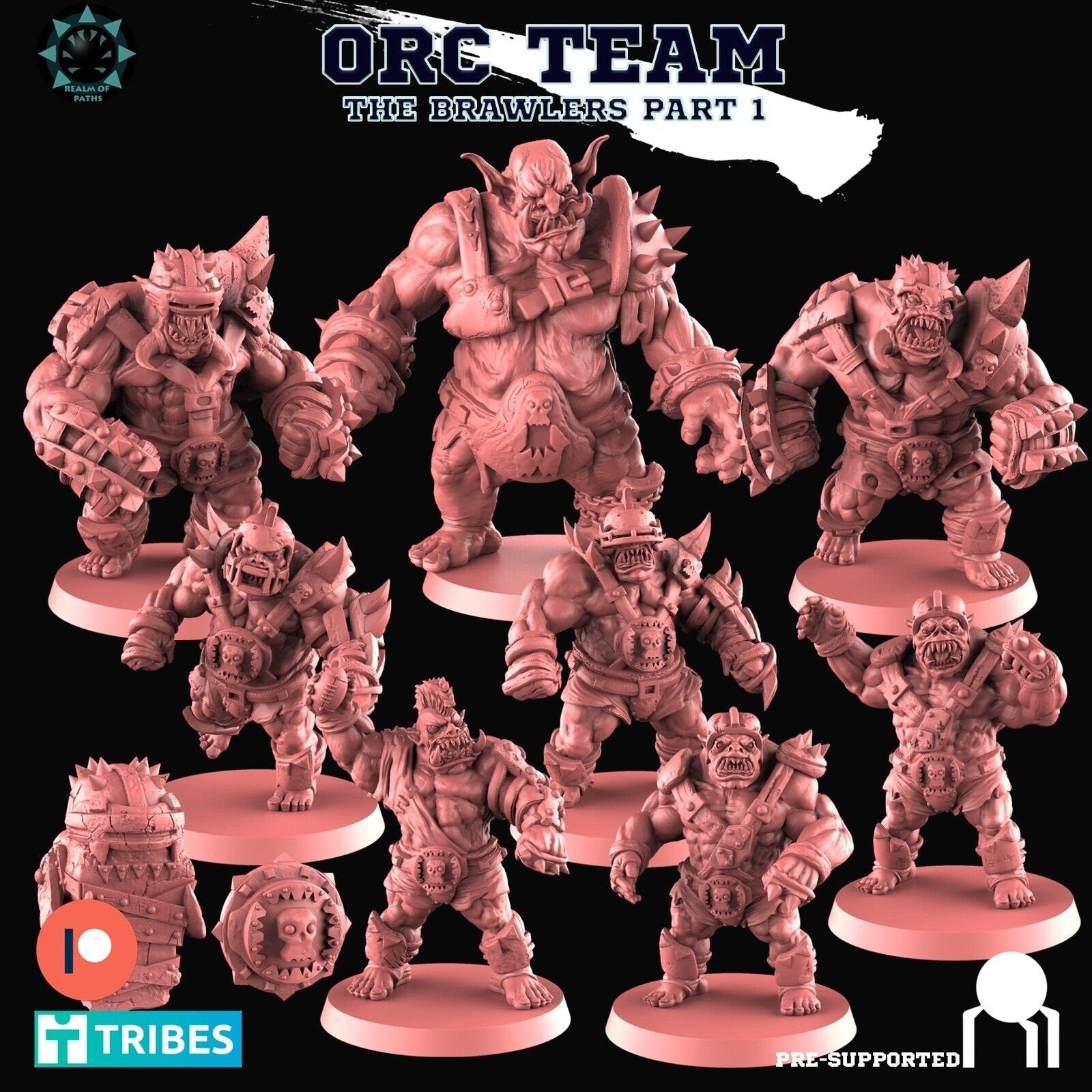 Orc ‘The Brawlers ’ Fantasy Football Team - Realm Of Paths