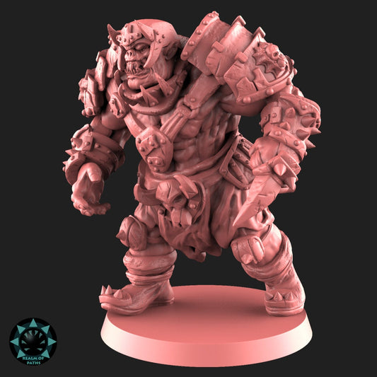 Orc Vatork Bone Cruncher Fantasy Football Star Player / Big Guy - Realm of Paths