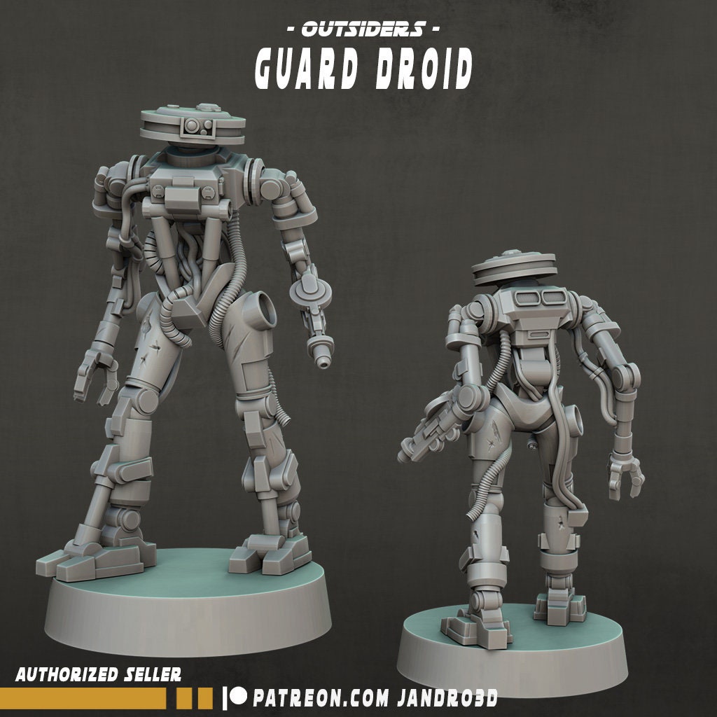 Outsiders Guard Droid - Star Wars Legion compatible - Jandro3D