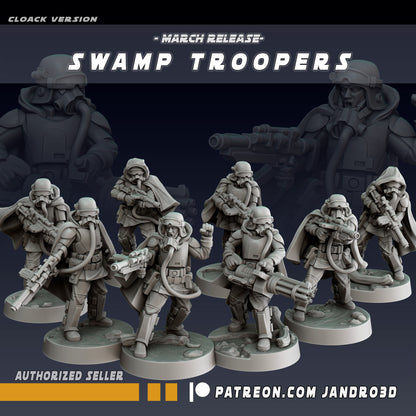 8 x Swamp Troopers - Star Wars Legion compatible Jandro