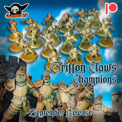 Human Fantasy Football team - Calaverd3D Griffon Claws Champions