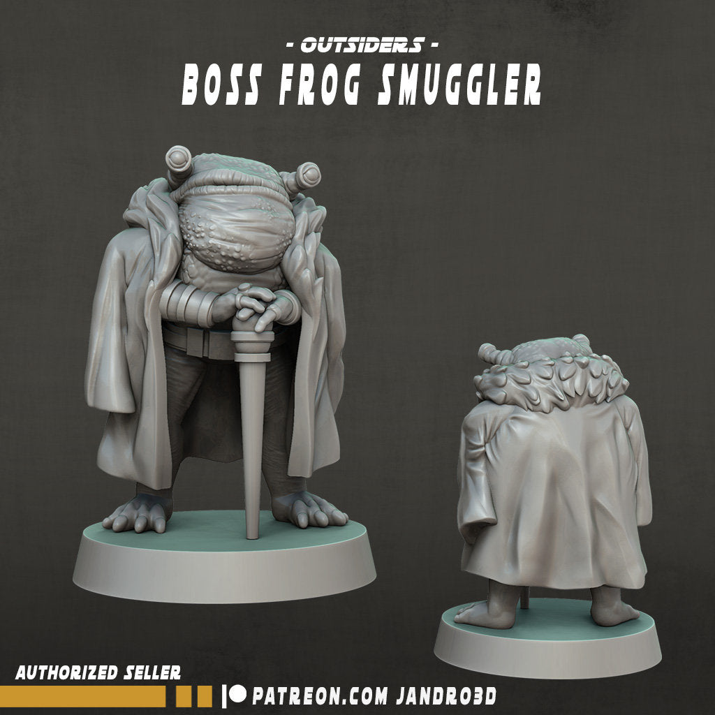 Outsiders Boss Smuggler Frog - Star Wars Legion / Shatterpoint compatible