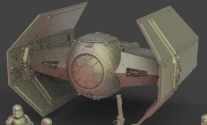 Tie Fighter proxy - Star Wars Legion Shatterpoint compatible Warblade