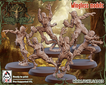 Woodelf Fantasy Football Team - UGNI Woodelves Tree Dryads