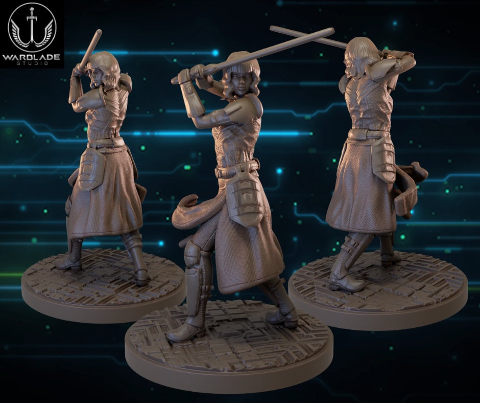 Shin Hati Jedi proxy - Star Wars Legion / Shatterpoint compatible - Warblade Studio