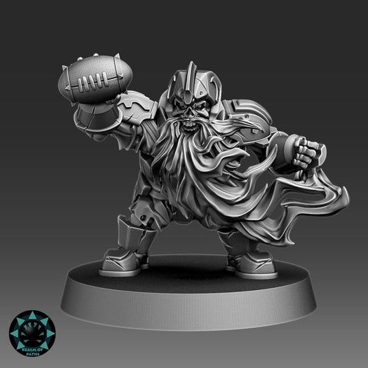 Skull Half Fantasy Football Star Player / Big Guy - Realm Of Paths