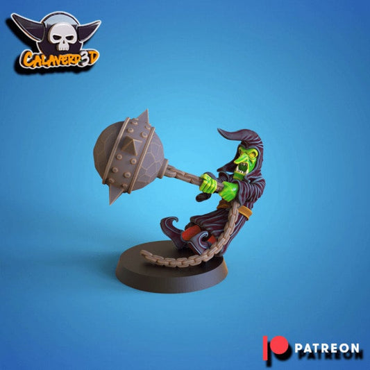 Goblin ball 'n' Chain Fantasy Football star player - Calaverd3D