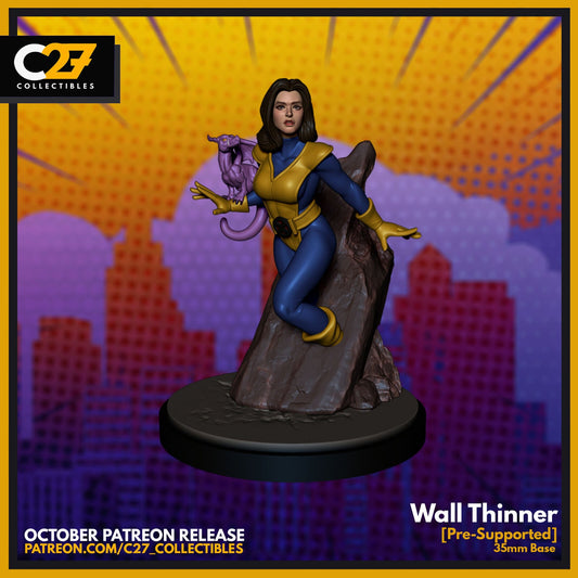 Wall Thinner, Shadowcat Proxy Superhero Crisis Protocol compatible C27 minis