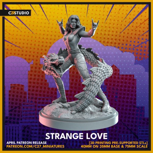 Strange Love, Clea Proxy Superhero Crisis Protocol compatible C27 mini