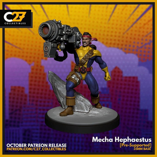 Mecha Hephaestus, Forge Proxy Superhero Crisis Protocol compatible C27 minis