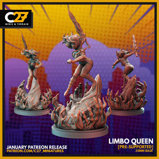 Limbo Queen, Magik Proxy Superhero Crisis Protocol compatible C27 Minis