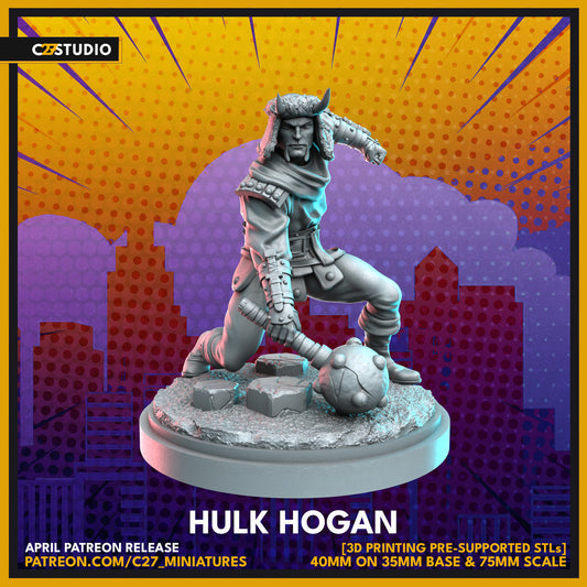 Hulk Hogan, Hogan Proxy Superhero Crisis Protocol compatible C27 minis