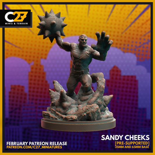 Sandy Cheeks, Sandman Proxy Superhero Crisis Protocol compatible C27 minis