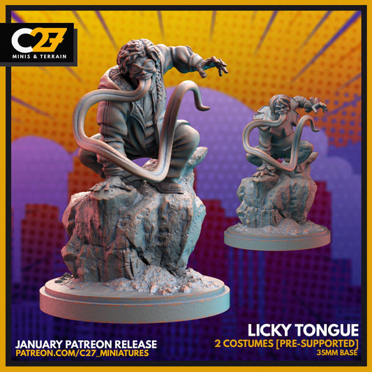 Licky Tongue, Toad Proxy Superhero Crisis Protocol compatible C27 Minis