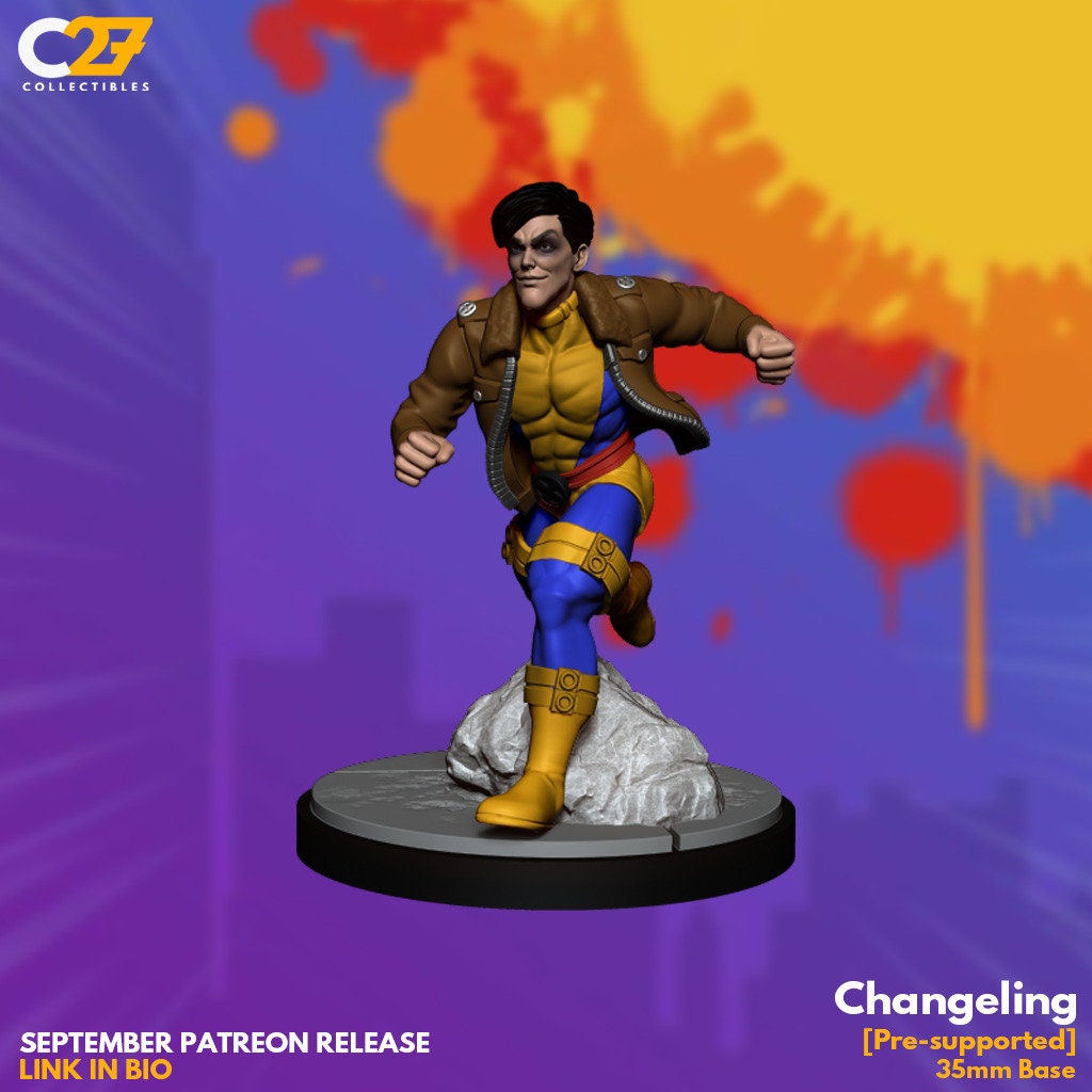 Changeling, Morph Proxy Superhero Crisis Protocol compatible C27 minis