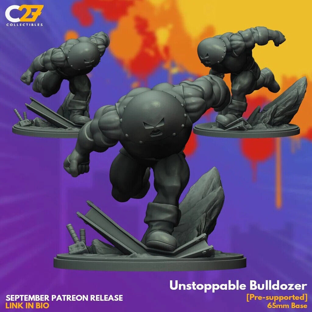 Bulldozer, Juggernaut Proxy Superhero Crisis Protocol compatible C27 minis