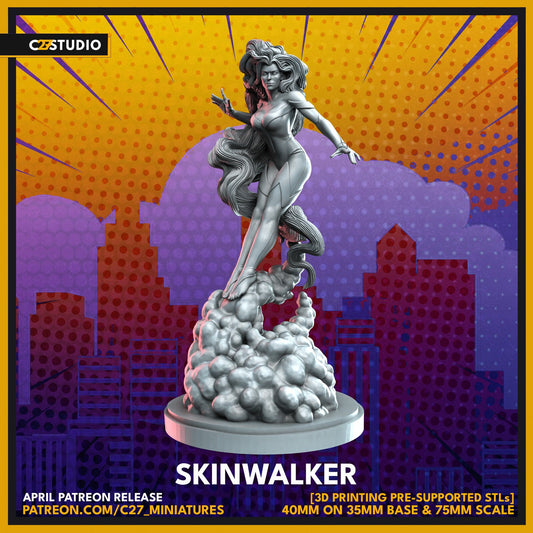 Skinwalker, Meggan Proxy Superhero Crisis Protocol compatible C27 minis