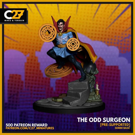 The Odd Surgeon, Dr. Strange Proxy Superhero Crisis Protocol compatible C27 Mini