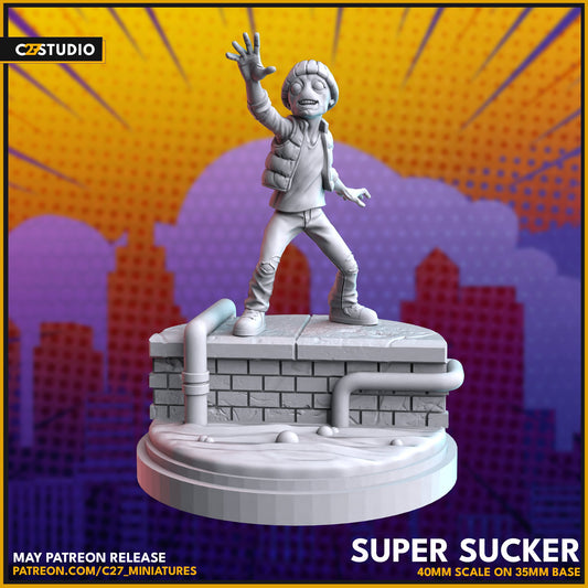 Super sucker - Leech Proxy Superhero Crisis Protocol compatible C27 Minis