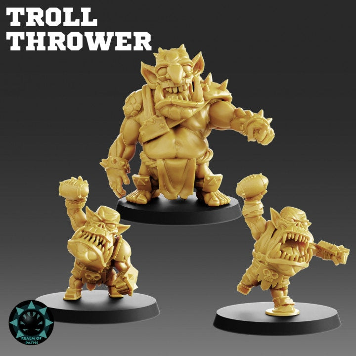 Orc 'Iron Crushers' Cute Chibi proxy Fantasy Football Team - Realm Of Paths