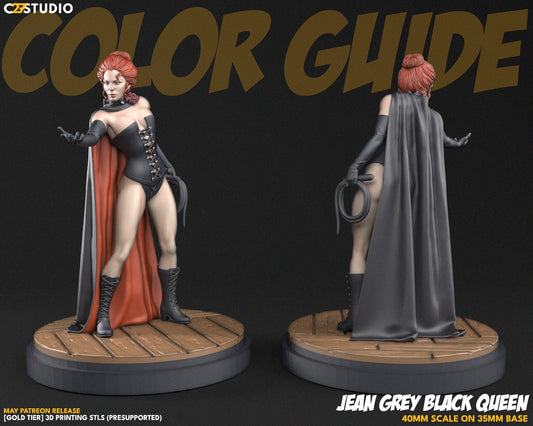 Jean Grey Black Queen Proxy Superhero Crisis Protocol compatible C27