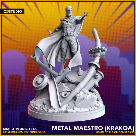 Metal Meastro - Magneto Krakoa Proxy Superhero Crisis Protocol compatible C27