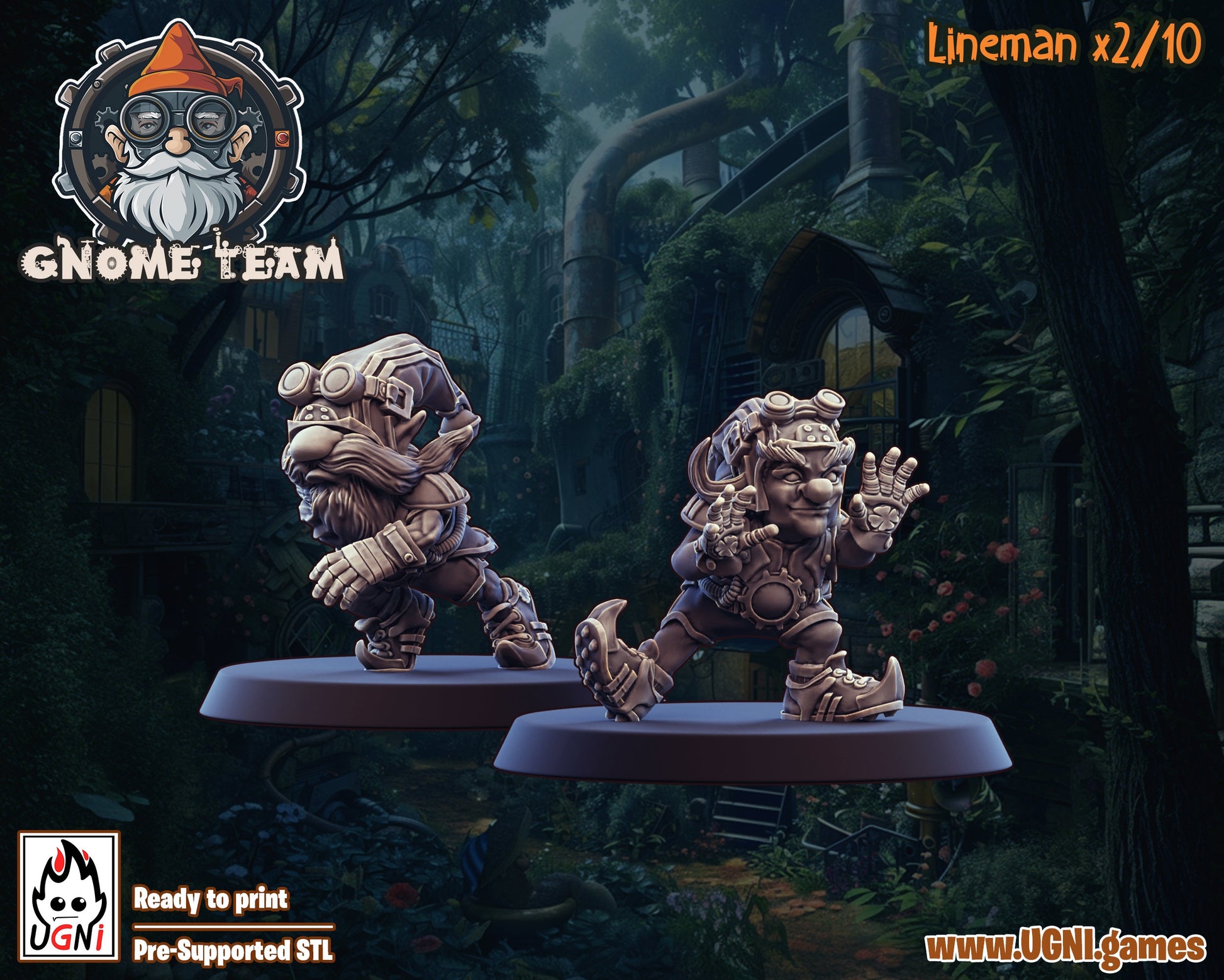 Full Gnome Fantasy Football Team Ugni inc extras from part2 release