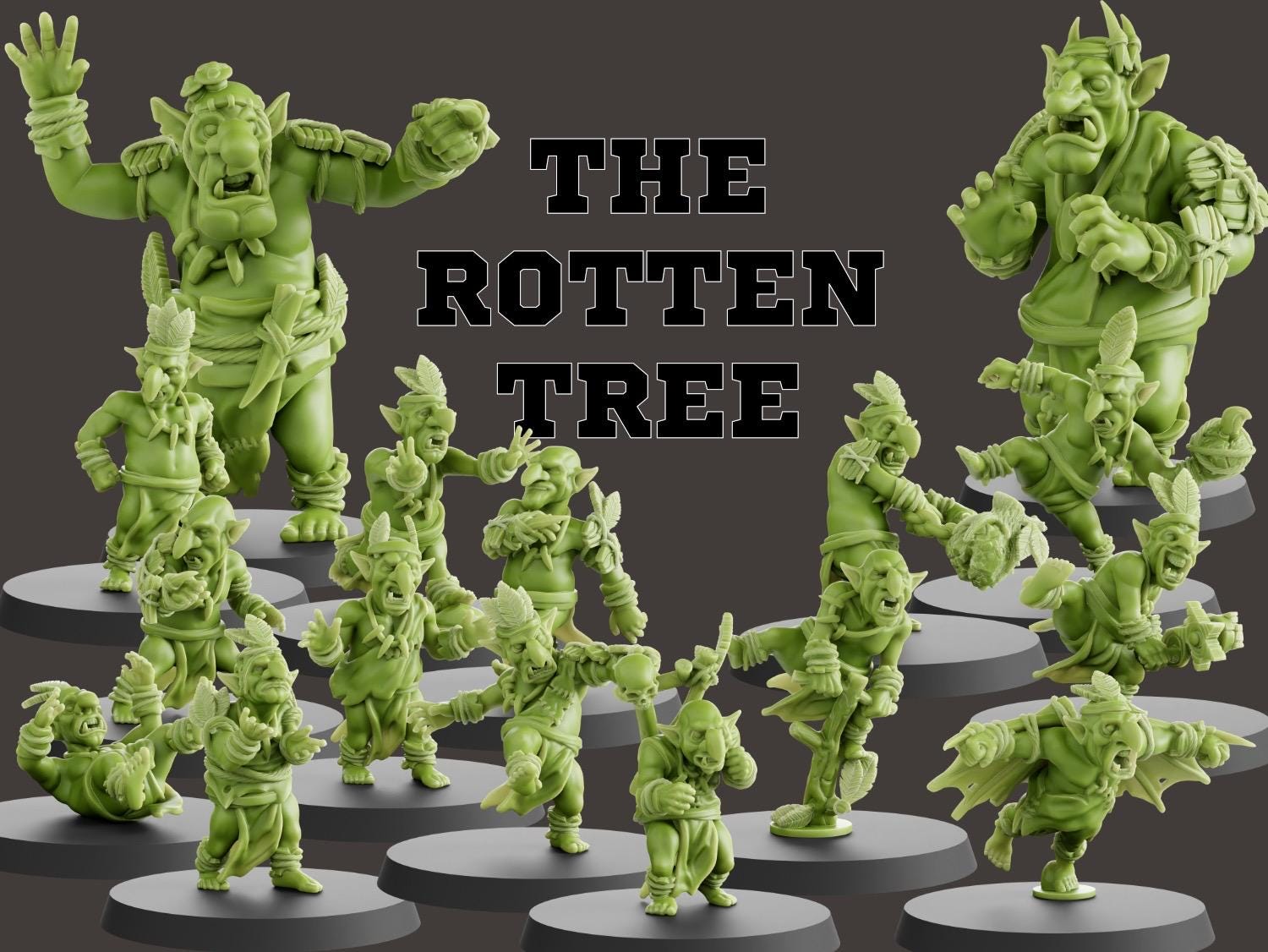 Goblin Fantasy Football Team 'The Rotton Tree' - Realm Of Paths