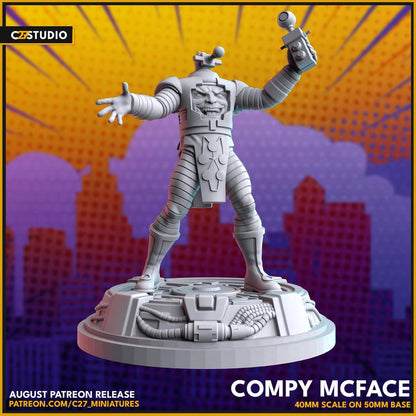 Compy McFace - Arnim Zola Proxy Superhero - Crisis Protocol compatible C27 Minis