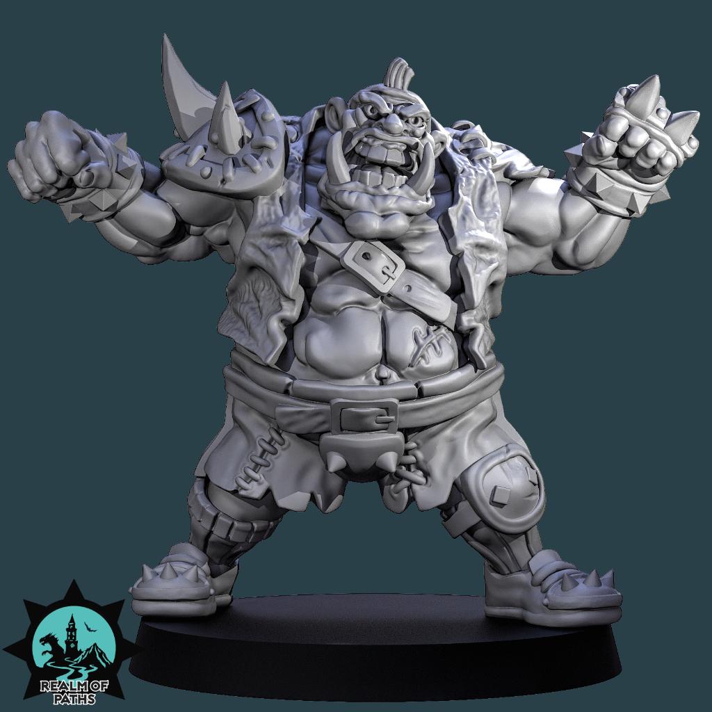 Ogre Fantasy Football Star Player / Big Guy - Realm of Paths ROP