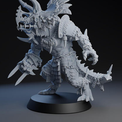 New Style Lizardmen Big Guy / Star Player Krox Fantasy Football - Brutefun