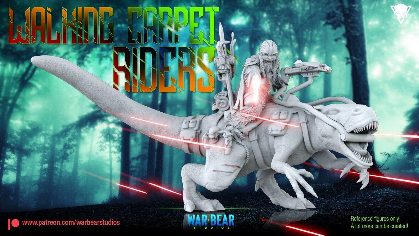 X3 wookie dino riders star wars legion shatterpoint compatible war bear