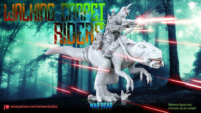 X3 wookie dino riders star wars legion shatterpoint compatible war bear